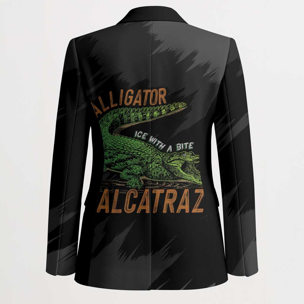 Alligator Alcatraz Blazer ICE With A Bite - Wonder Print Shop