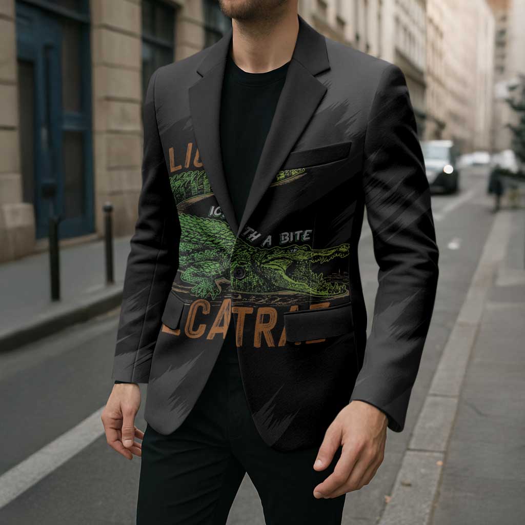Alligator Alcatraz Blazer ICE With A Bite - Wonder Print Shop