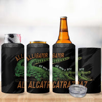 Alligator Alcatraz 4 in 1 Can Cooler Tumbler ICE With A Bite - Wonder Print Shop