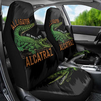 Alligator Alcatraz Car Seat Cover ICE With A Bite - Wonder Print Shop