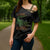 Alligator Alcatraz Cross Shoulder Shirt ICE With A Bite - Wonder Print Shop