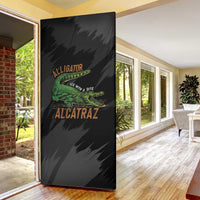Alligator Alcatraz Door Cover ICE With A Bite - Wonder Print Shop