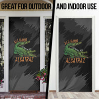 Alligator Alcatraz Door Cover ICE With A Bite - Wonder Print Shop