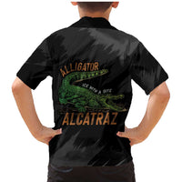 Alligator Alcatraz Family Matching Mermaid Dress and Hawaiian Shirt ICE With A Bite - Wonder Print Shop