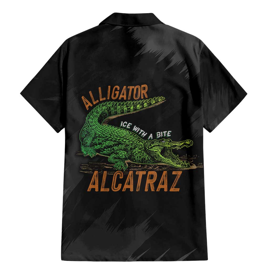 Alligator Alcatraz Family Matching Mermaid Dress and Hawaiian Shirt ICE With A Bite - Wonder Print Shop