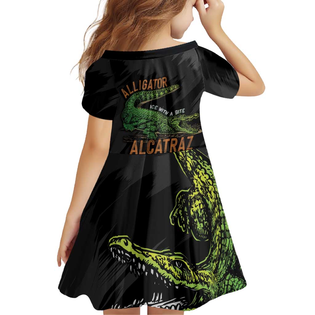 Alligator Alcatraz Family Matching Puletasi and Hawaiian Shirt ICE With A Bite - Wonder Print Shop