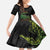 Alligator Alcatraz Family Matching Summer Maxi Dress and Hawaiian Shirt ICE With A Bite - Wonder Print Shop
