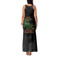 Alligator Alcatraz Family Matching Tank Maxi Dress and Hawaiian Shirt ICE With A Bite - Wonder Print Shop