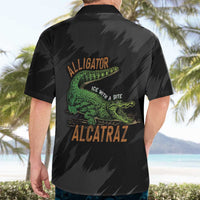 Alligator Alcatraz Hawaiian Shirt ICE With A Bite - Wonder Print Shop