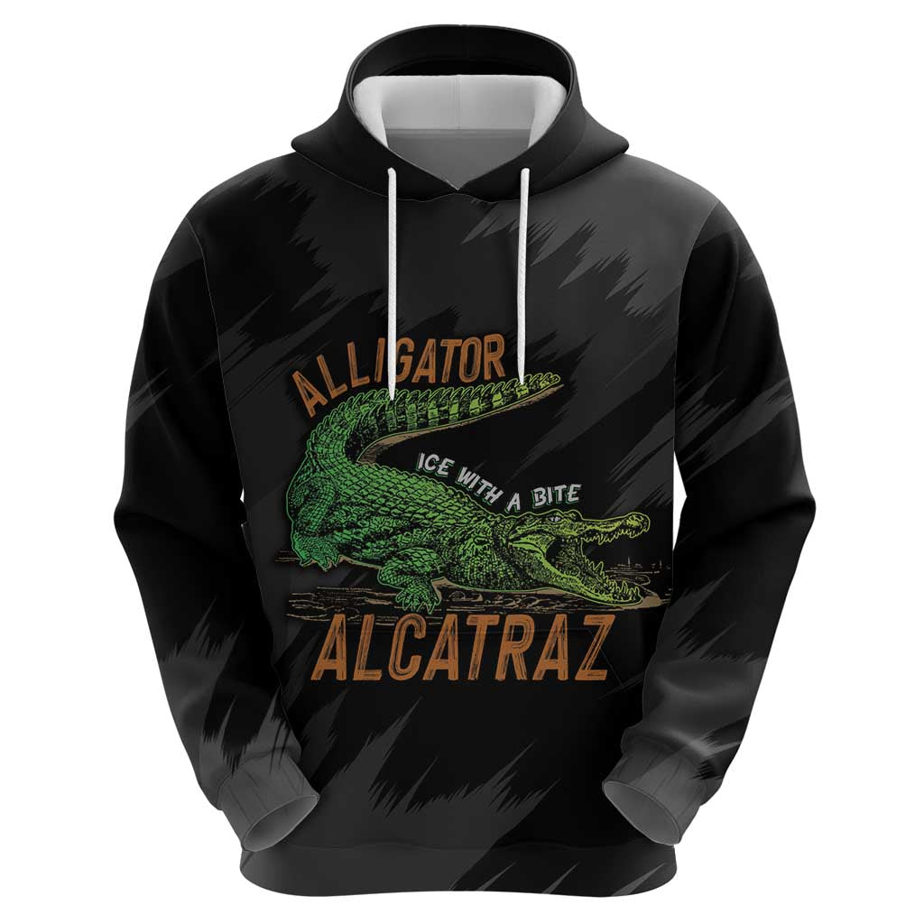 Alligator Alcatraz Hoodie ICE With A Bite - Wonder Print Shop