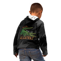 Alligator Alcatraz Kid Hoodie ICE With A Bite - Wonder Print Shop
