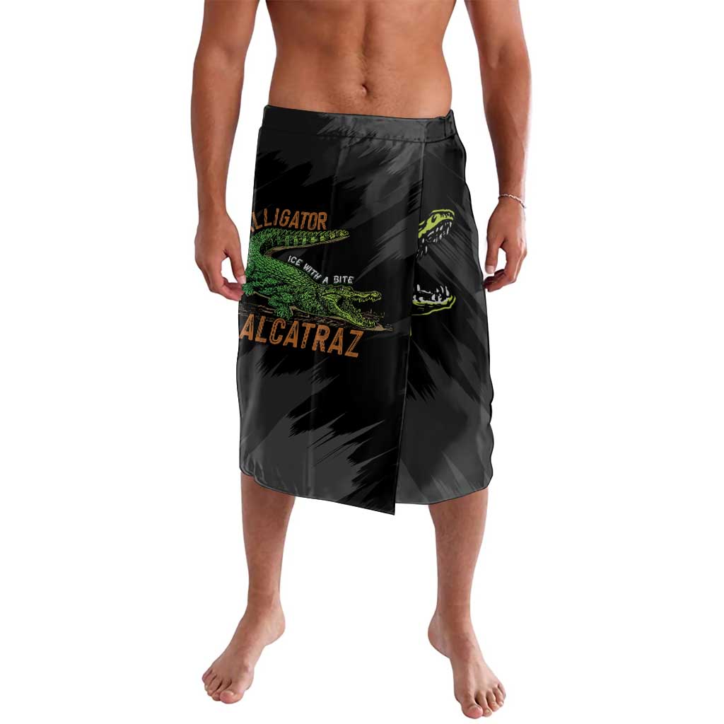 Alligator Alcatraz Lavalava ICE With A Bite - Wonder Print Shop