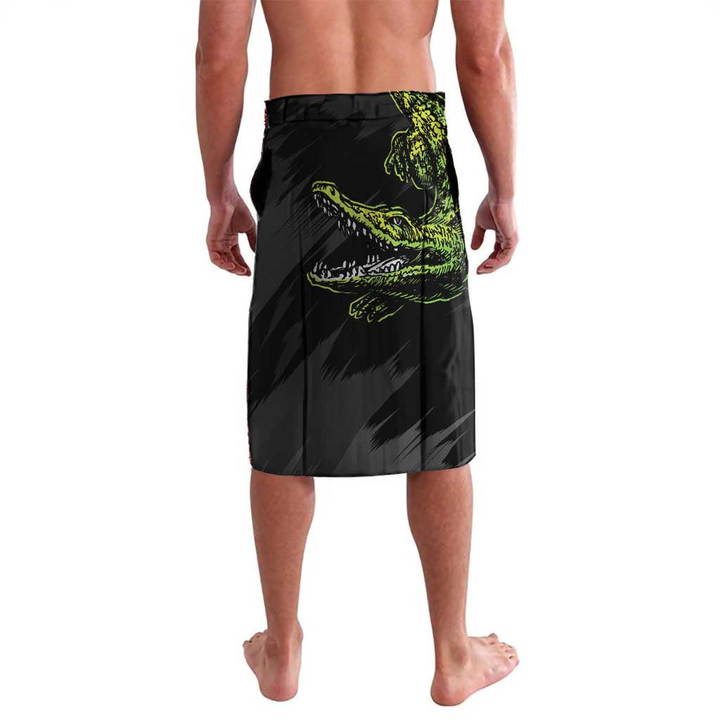 Alligator Alcatraz Lavalava ICE With A Bite - Wonder Print Shop