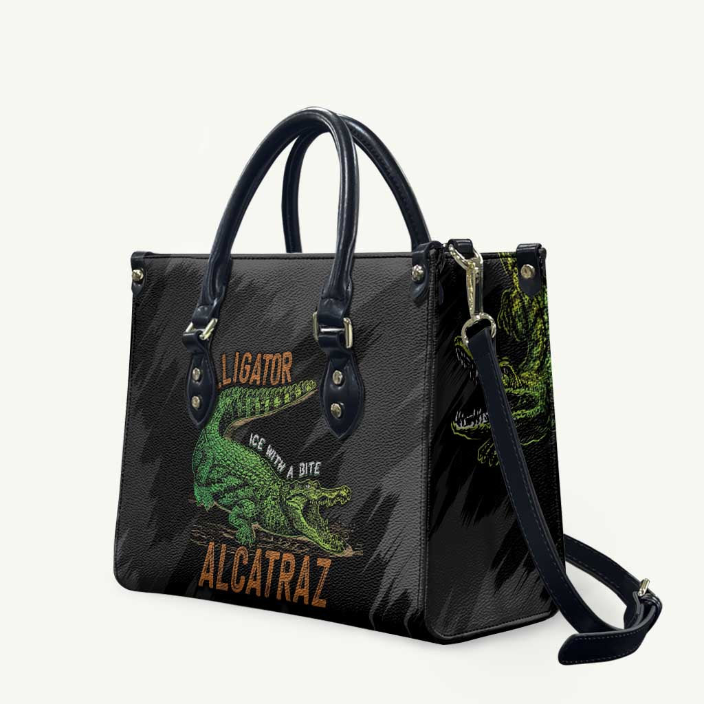 Alligator Alcatraz Leather Bag ICE With A Bite - Wonder Print Shop