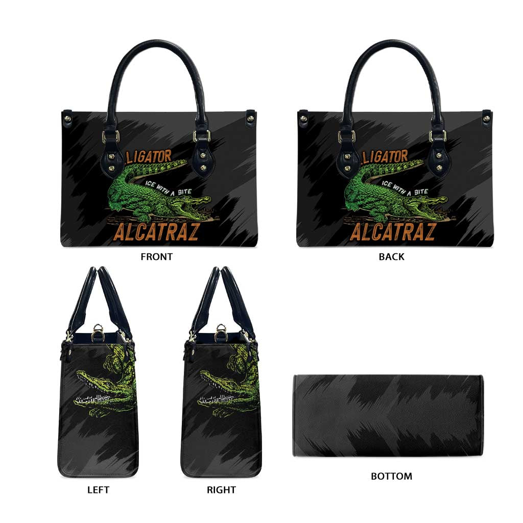 Alligator Alcatraz Leather Bag ICE With A Bite - Wonder Print Shop