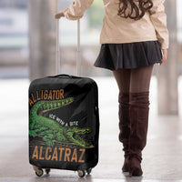 Alligator Alcatraz Luggage Cover ICE With A Bite - Wonder Print Shop