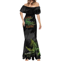 Alligator Alcatraz Mermaid Dress ICE With A Bite - Wonder Print Shop