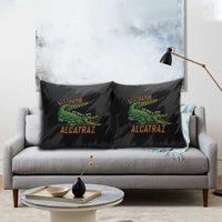 Alligator Alcatraz Pillow Cover ICE With A Bite - Wonder Print Shop