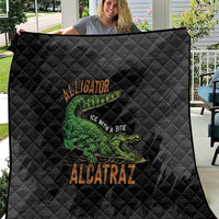 Alligator Alcatraz Quilt ICE With A Bite - Wonder Print Shop