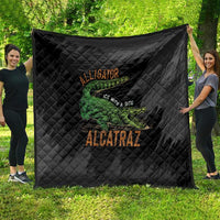 Alligator Alcatraz Quilt ICE With A Bite - Wonder Print Shop
