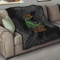 Alligator Alcatraz Quilt ICE With A Bite - Wonder Print Shop