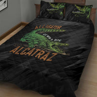 Alligator Alcatraz Quilt Bed Set ICE With A Bite - Wonder Print Shop
