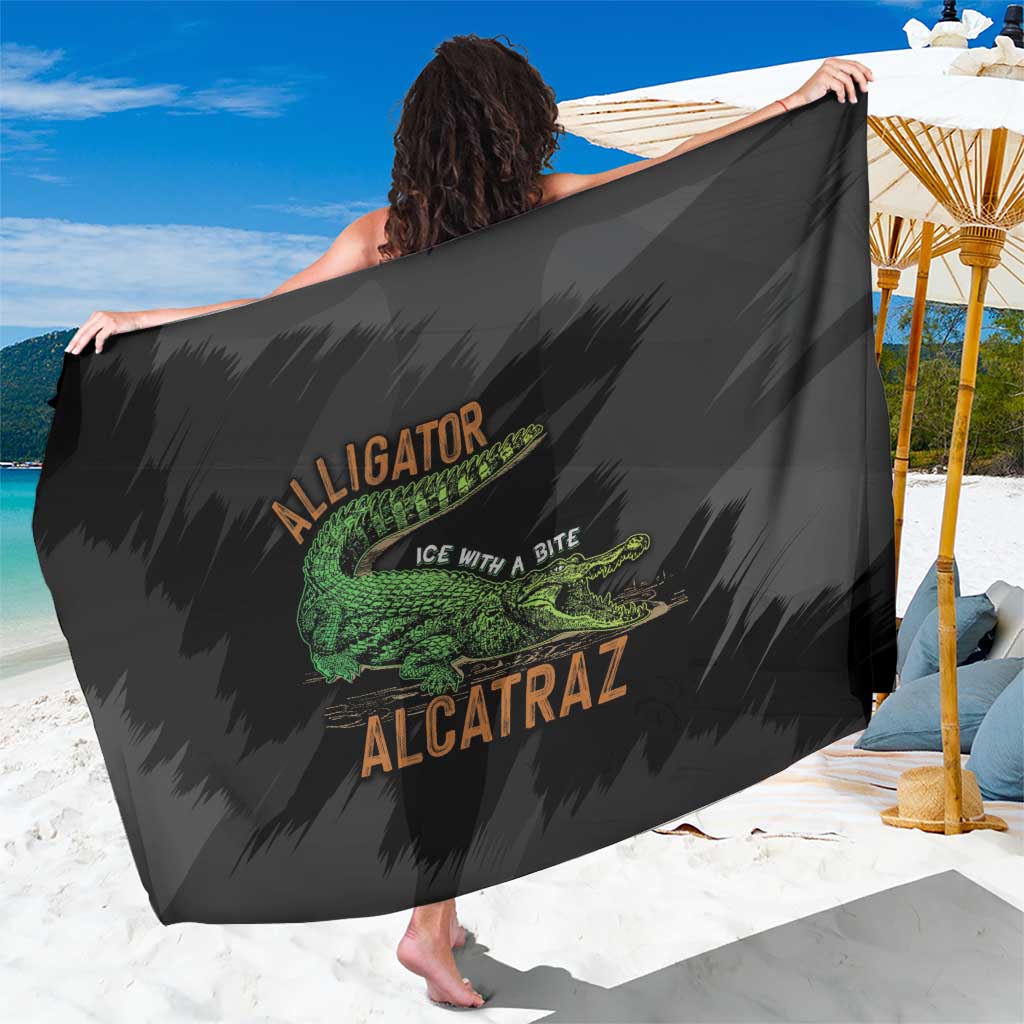 Alligator Alcatraz Sarong ICE With A Bite - Wonder Print Shop