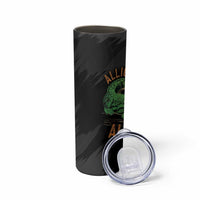 Alligator Alcatraz Skinny Tumbler ICE With A Bite - Wonder Print Shop