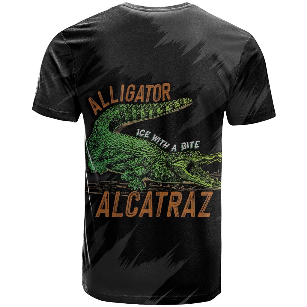 Alligator Alcatraz T Shirt ICE With A Bite - Wonder Print Shop
