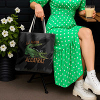Alligator Alcatraz Tote Bag ICE With A Bite - Wonder Print Shop