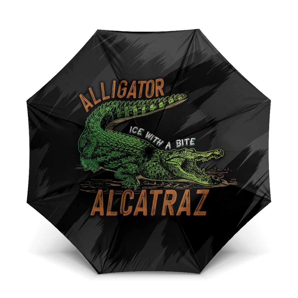 Alligator Alcatraz Umbrella ICE With A Bite - Wonder Print Shop