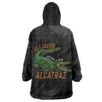Alligator Alcatraz Wearable Blanket Hoodie ICE With A Bite - Wonder Print Shop