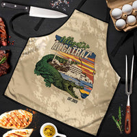 Alligator Alcatraz Retro Apron The Swamp - Wonder Print Shop