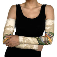 Alligator Alcatraz Retro Arm Sleeves The Swamp - Wonder Print Shop