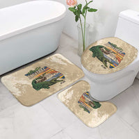Alligator Alcatraz Retro Bathroom Set The Swamp - Wonder Print Shop