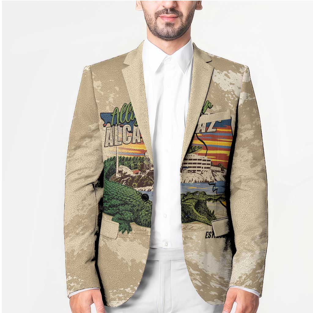 Alligator Alcatraz Retro Blazer The Swamp - Wonder Print Shop