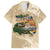 Alligator Alcatraz Retro Family Matching Summer Maxi Dress and Hawaiian Shirt The Swamp - Wonder Print Shop