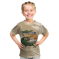 Alligator Alcatraz Retro Kid T Shirt The Swamp - Wonder Print Shop
