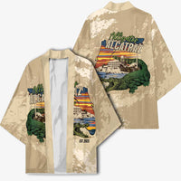 Alligator Alcatraz Retro Kimono The Swamp - Wonder Print Shop