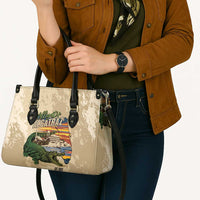 Alligator Alcatraz Retro Leather Bag The Swamp - Wonder Print Shop