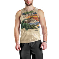 Alligator Alcatraz Retro Men Tank Top The Swamp - Wonder Print Shop