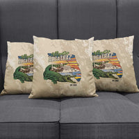 Alligator Alcatraz Retro Pillow Cover The Swamp - Wonder Print Shop