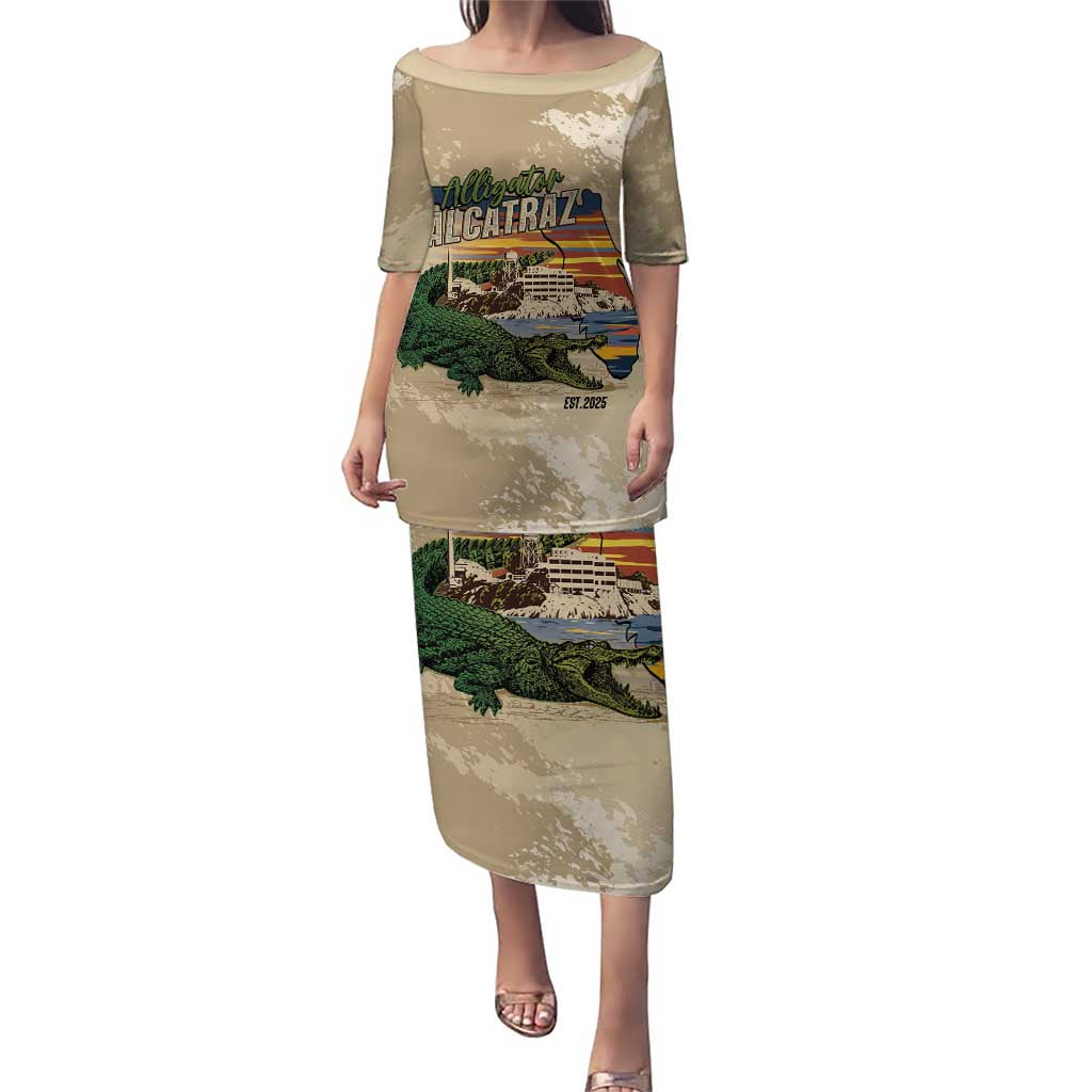 Alligator Alcatraz Retro Puletasi The Swamp - Wonder Print Shop