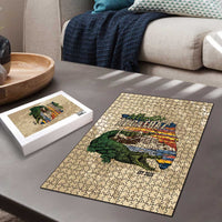 Alligator Alcatraz Retro Puzzle The Swamp - Wonder Print Shop