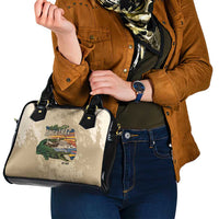Alligator Alcatraz Retro Shoulder Handbag The Swamp - Wonder Print Shop