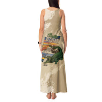 Alligator Alcatraz Retro Tank Maxi Dress The Swamp - Wonder Print Shop