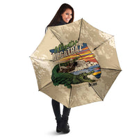 Alligator Alcatraz Retro Umbrella The Swamp - Wonder Print Shop