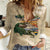 Alligator Alcatraz Retro Women Casual Shirt The Swamp - Wonder Print Shop