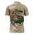 Alligator Alcatraz Retro Zipper Polo Shirt The Swamp - Wonder Print Shop