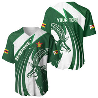 Zimbabwe Sables Afro Batik Personalized Baseball Jersey